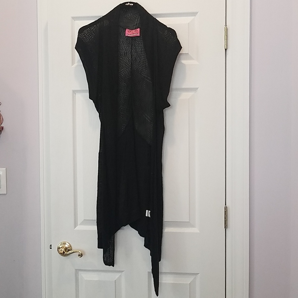 Black lace cover up